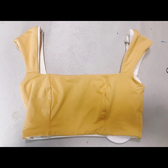 Kya Swim Chloe Top in Sunset/Shell - Picture 2 of 4